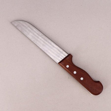 سكينة لحمة ستانلس ستيل 7" يد خشب AM133/5 =