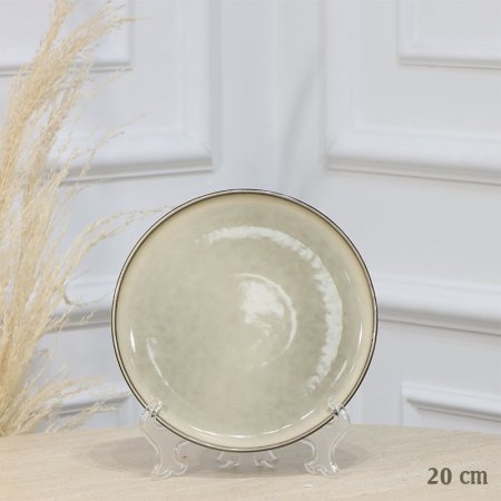 صحن صفح بورسلان مدور 20سم طحيني EL194/27 =ت.ش1