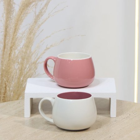 ماغ بورسلان لميع شكل قدرة يد نصف قلب من الداخل ملون EL192/1 =ت.ش1