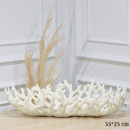 تحفة ريزن 55*25سم بيج شكل اعشاب بحر K320/6 =ت.ش1