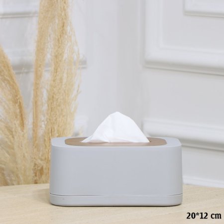 بكيت محارم مستطيل 20*12سم تنك ملون وجه خشب EL171/3 =رم5