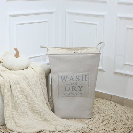 سلة غسيل مستطيل قماش بيج مكتب EL154/7 =ت.ش2