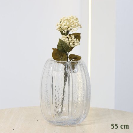 عرق ورد بلاستك 55سم ورق شجر بابلز بيج EL141/4 =رم7