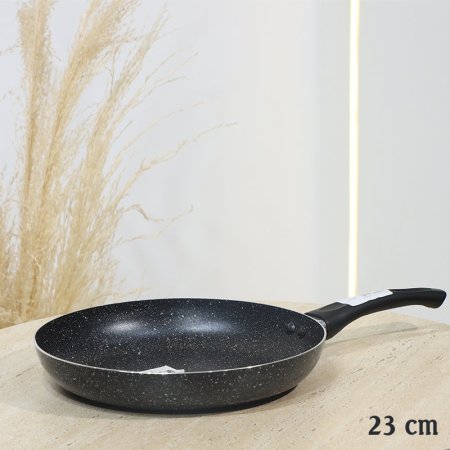 مقلى جرانيت مدور 23سم اسود A5/3 =ت.ش1