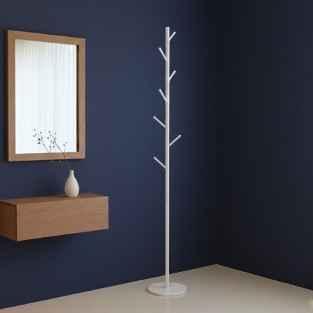 شماعة ملابس 7 عين حديد ابيض تعليقة بيضاوي قاعدة جرانيت EL156/3 =ت.ش1