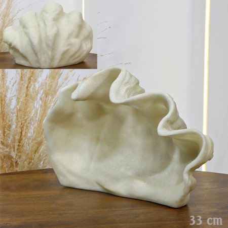 تحفة ريزن 33سم بيج شكل صدفة حفر EL156/38 =ت.ش1