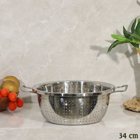 مصفاة مدور 34سم ستانلس ستيل بيدين K1/104 =رم7