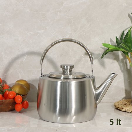 براد شاي مدور 5 لتر ستانلس ستيل K1/107 =رم7