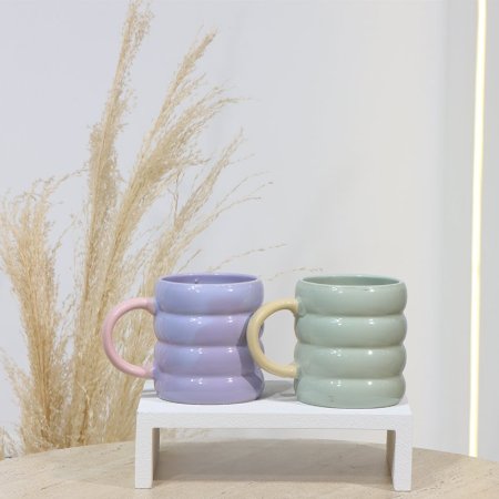 ماغ بورسلان لميع شكل حلقات ملون EL192/9 =ت.ش1