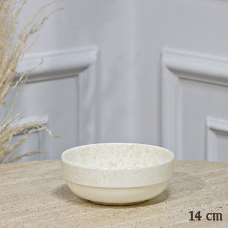 زبدية 14سم مدور ميلامين بيج لميع EL189/4 =ت.ش1