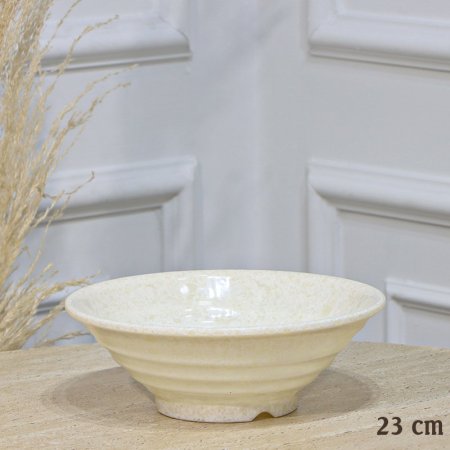 جاط جور 23سم مدور ميلامين بيج لميع حلقات EL189/15 =ت.ش1