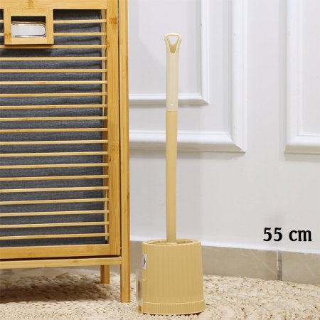 فرشاة حمام 55سم مدور بلاستك ملون يد طويل EL104/26 =رم5