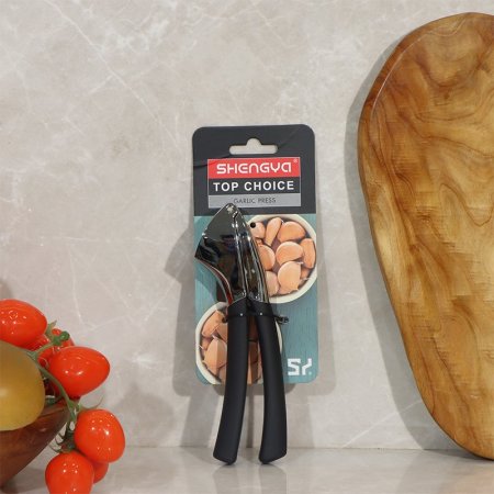 مكبس ثوم ستانلس ستيل كرت يد سلكون اسود EL109/5 =ت.ش2