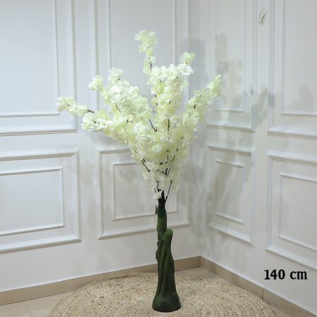 شجرة نوار لوز 140سم ابيض EL163/6 =رم6