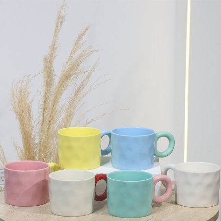 ماغ بورسلان لميع بصمة يد حلقة ملون EL157/25 =ت.ش1