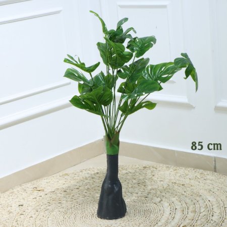 غصن شجرة مدور 85سم بلاستك ورق مخرم EL146/6 =رم7