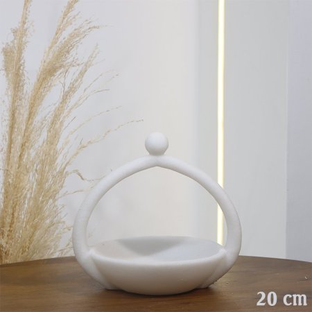 مضيفة ريزن 20سم ابيض يد قوس قبة EL158/20 =ت.ش2