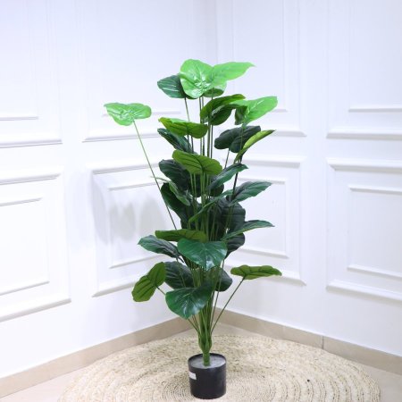 قوار شجرة 110سم ورق اخضر قلب اخضر EL144/6 =رم3