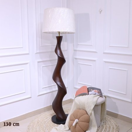 سهارة خشب 130سم شكل معرج بني غامق EL9/21 =س26