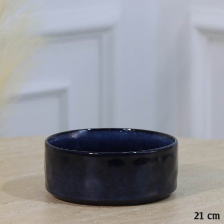 سلطية بورسلان صفح 21سم كحلي A35/8 =ع1