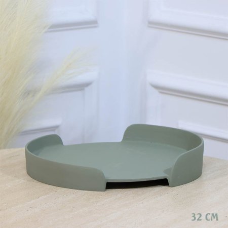 صينية مدور 32سم بستاشيو حيف عالي GR-25156 نحاس هندي %ه11