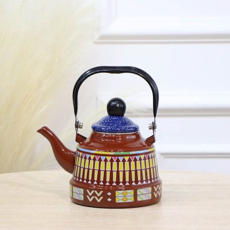 براد شاي زينكو مرسم ملون يد اسود A158/3 =ع1