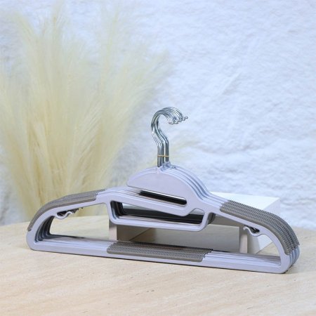 طقم /10علاقة ملابس بلاستك سكني فاتح A155/4 =ع3