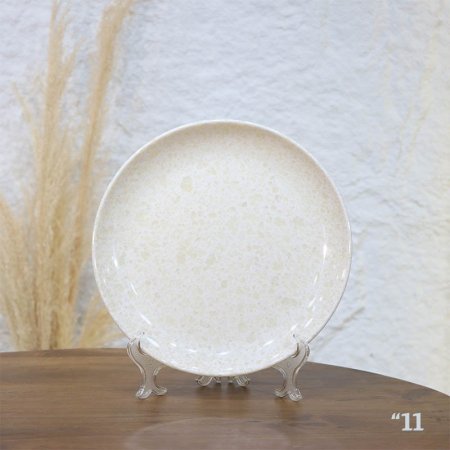 صحن وجبة صفح 11" ميلامين رخام بيج A70/9 =ع1