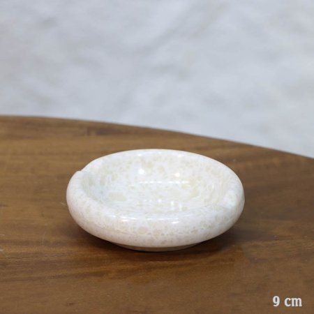 متكة مدور 9سم ميلامين رخام بيج A70/13 =ع1