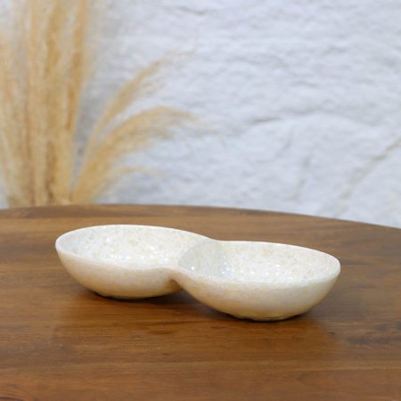 صحن صوص مقطع 2عين ميلامين رخام بيج A70/16 =ع1