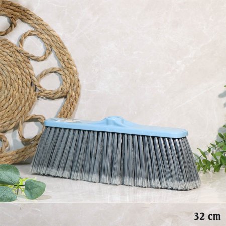 مكنسة ارض 32سم ناعمة سكني بلاستك ملون A16/2 =ع1