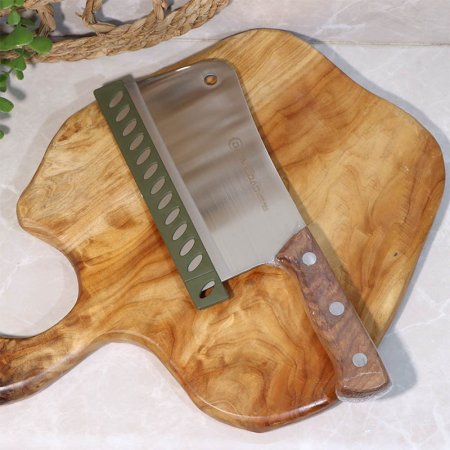 بلطة ستانلس ستيل 30سم يد خشب عريض A211/1 =ع5