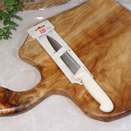 سكينه فواكة 5" نصله رفيع يد بلاستك عضم ابيض A211/3 =ع5