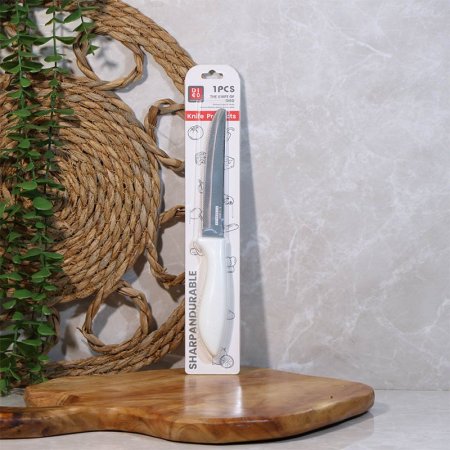 سكينه فواكة 5" نصله عريض يد بلاستك عضم ابيض A211/8 =ع5