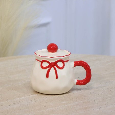 ماغ بورسلان قدرة ببيونة بغطا ع كرتون  A146/3 =ع1