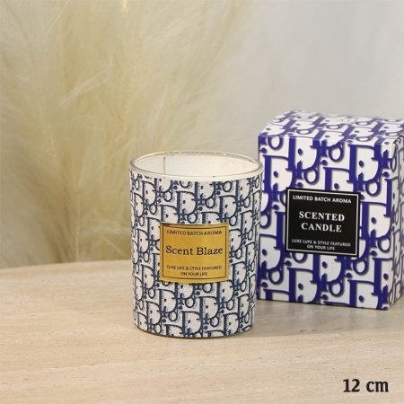 شمعة معطرة 12سم زجاج DIOR اسطواني A67/10 =ع5