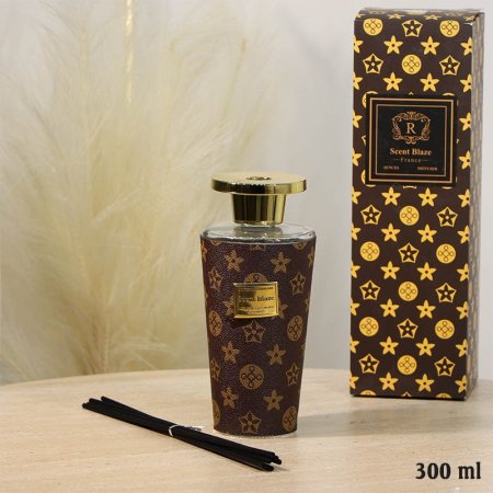 معطر جو سائل 300مل مع عيدان علبة زجاج اسطواني A67/14 =ع5