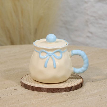 ماغ بورسلان بيج لميع مرسم ببيونة بغطا ع.كرتون A221/2 =ع4