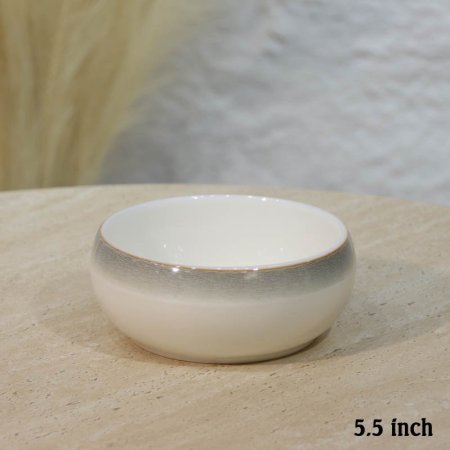 سلطية 5.5" ميلامين ابيض لميع اطار موشح سكني A44/2 =ع1