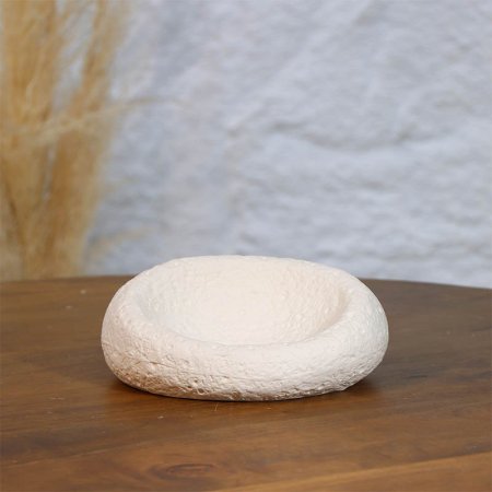 تحفة صحن جور بيضاوي جبص بيج A36/4 =ع1