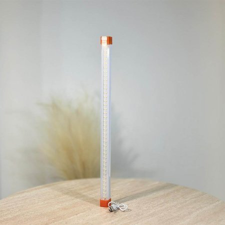 ليد اضاءة مستطيل 50سم A11/2 بلاستك ابيض شحن يو اس بي =WW