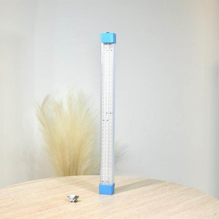 ليد اضاءة مستطيل 50سم A11/11 بلاستك ابيض شحن يو اس بي تعليق =WW