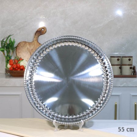 سدر ستانلس ستيل 55سم حيف محزز ثقيل A38/19 =ع2