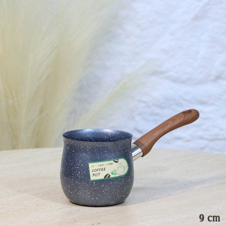 بكرج غلايه 9 سم جرانيت سكني منقط ابيض A2/1 =ع3