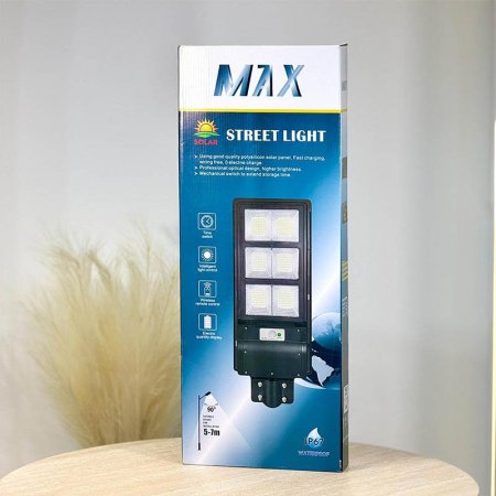 كشاف 6عين مستطيل A10/1 طاقة شمسية 1000واط USB قاعدة للتثبيت مع ريموت =WW