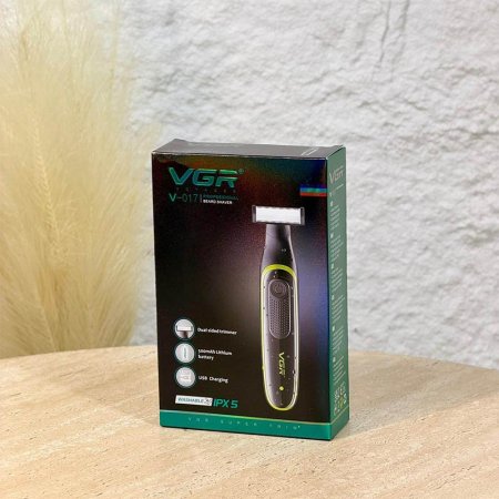 ماكنة حلاقة مع 3 درجات + فرشاة وقطعة للتنظيف  V-017 وزيت =WW