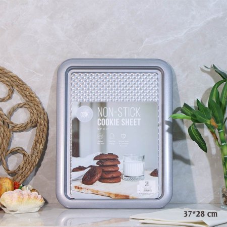 صينية فرن 37*28سم ستانلس ستيل وجه بقلاوة A107/16 =ع3