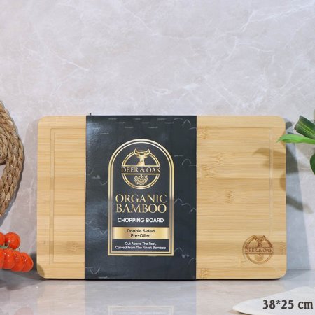 لوح فرم 38*25سم خشب بامبو مستطيل A107/21 =ع3