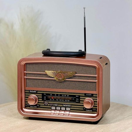 ردايو مستطيل شكل انتيكا A149/5 بطاريات 30*21سم مع سماعة سبيكر بلوتوث  =WW