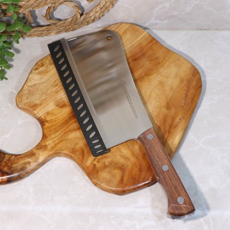 بلطة ستانلس ستيل 38سم يد خشب عريض A211/2 =ع5